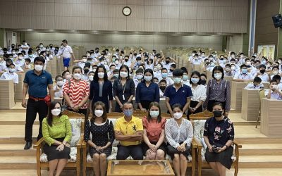 บรรยากาศการปฐมนิเทศนักเรียนปีการศึกษา 2565
